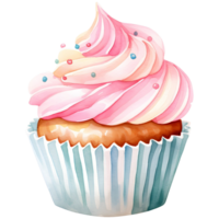 Cupcake in pastel color png