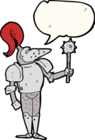 speech bubble cartoon medieval knight png