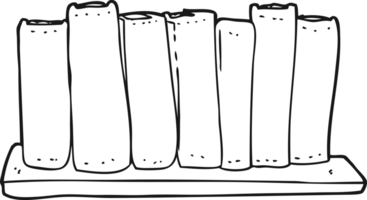 livros de desenhos animados em preto e branco png