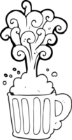 black and white cartoon exploding beer png