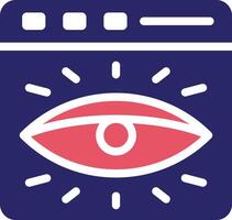 Web Visibility Vector Icon