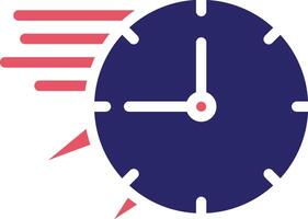 icono de vector de tiempo rápido