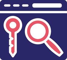 Keywords Search Vector Icon