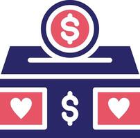 Donation Box Vector Icon