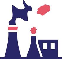 Chimney Pollution Vector Icon