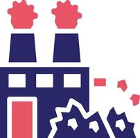 Factory Waste Vector Icon