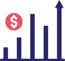 Growth Graph Vector Icon