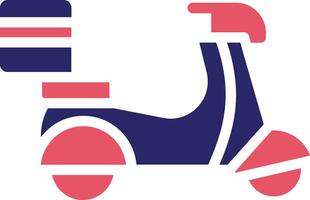 Delivery Scooter Vector Icon