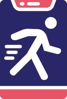 icono de vector de jogging