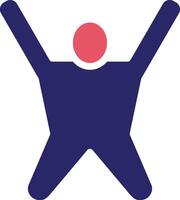Extended Pose Vector Icon