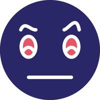 Face with Raised Eyebrow Vector Icon