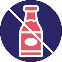 No Drink Vector Icon