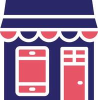 Mobile Shop Vector Icon