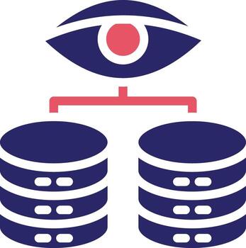 icono de vector de visualización de datos