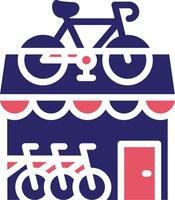 Bike Shop Vector Icon