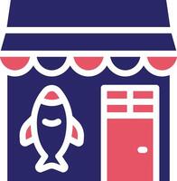 Fish Shop Vector Icon