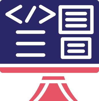 Web Programming Vector Icon