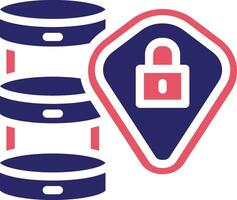 Secured Backup Vector Icon