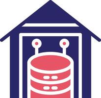 Data Warehouse Vector Icon