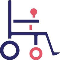 Automatic Wheelchair Vector Icon