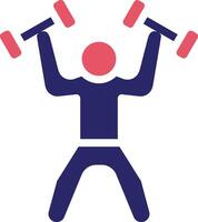 Weightlifter Vector Icon