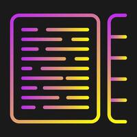 Document Indexing Vector Icon