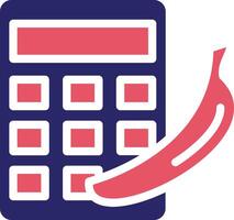 Calorie Calculator Vector Icon