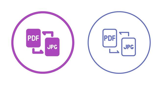 Document Conversion Vector Icon