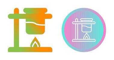 Bunsen Burner Vector Icon