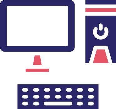 Computer Vector Icon