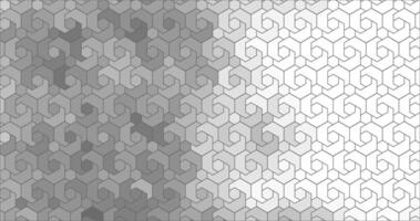 abstract elegant white background with hex pattern vector