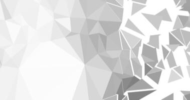 future modern white and grey triangle background vector