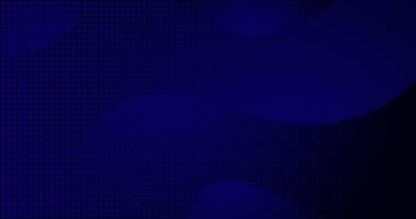 abstract elegant dark blue background with wave and halftone vector