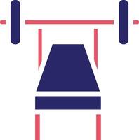 Bench Press Vector Icon