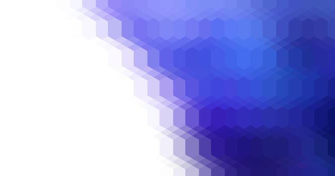 abstract elegant blue background with hex pattern vector