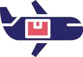 Airplane Delivery Vector Icon