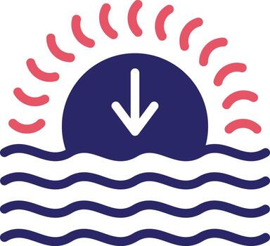 Sunset Vector Icon