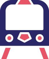 icono de vector de tren