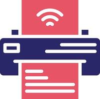 Smart Printer Vector Icon