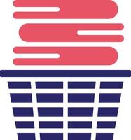 Clothes Basket Vector Icon