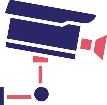 icono de vector de cámara de seguridad