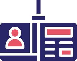 Identification Card Vector Icon