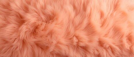 AI generated Peach Fuzz background, gentle texture for a plush, cozy feel, Ai Generated photo