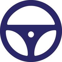 Steering Wheel Vector Icon