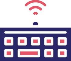 Wireless Keyboard Vector Icon