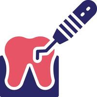 Tooth Scaling Vector Icon