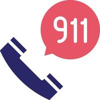 Call 911 Vector Icon