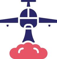 Firefighter Plane Vector Icon