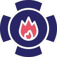 Firefighter Badge Vector Icon