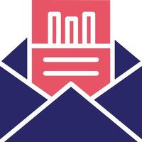 Email Statistics Vector Icon